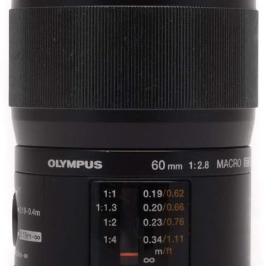 OM SYSTEM OLYMPUS M.Zuiko Digital ED 60mm F2.8 Macro For Micro Four Thirds System Camera, Weather Sealed Design, Focus Limit Switch Bright